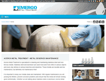 Tablet Screenshot of emergometal.com